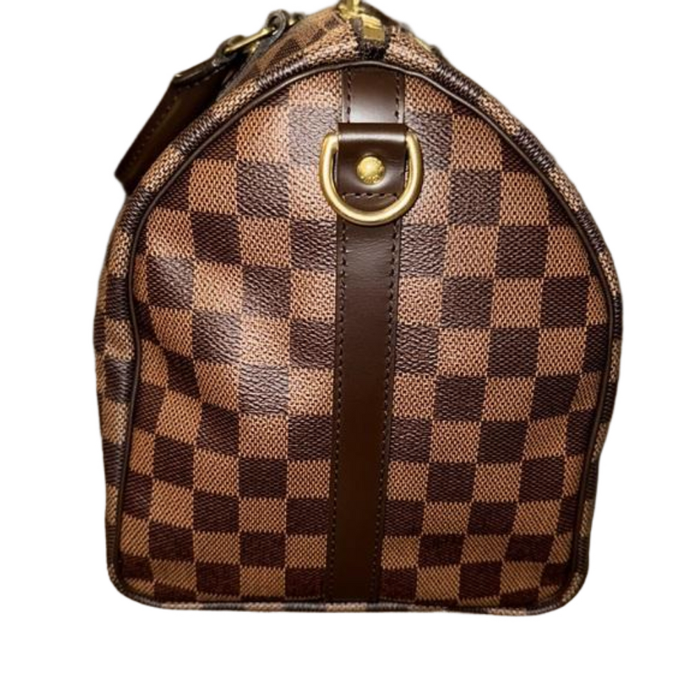 LOUIS VUITTON SPEEDY 30 Damier Ebene Bandouliere - Excellent Condition - Picture 4 of 12